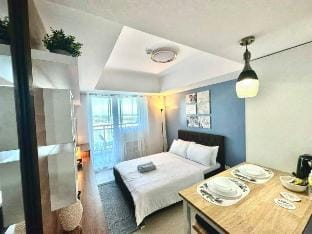 10th Floor Adjacent Studios | Balcony Arayat View Apartment in Calabarzon