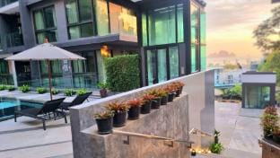 A303-Partial Seaview plus Pool view 1BR and 1BATH at Ao Nang Apartment in Krabi Changwat