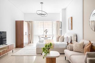 Silkhaus Stylish Studio | Nova Tower in DSO Vacation rental in Dubai