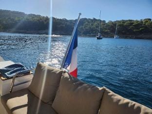 Porquerolles Croisières Docked boat in Hyères