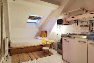 Top roof view studio with elevator /1mn to metro Vacation rental in Paris