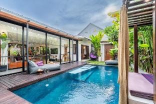 Stylish Lux Design, Near Beach, BBQ-Calm-FreeWIFI Villa in North Kuta