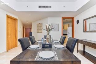 bnbme | Damac Waves Tower | 3 BDR + Maids Room Apartment in Dubai