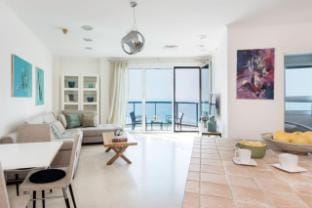 Luxury 2BR Apt w Balcony 2 min Walk from Beach Apartment in Tel Aviv-Yafo