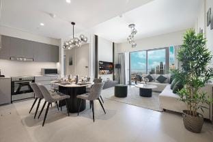 Sky-High Luxury 2BR • Burj View • Walk Dubai Mall Vacation rental in Dubai