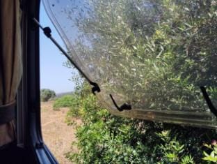 Uljanas caravana for 2 with view of the rescued horses Vacation rental in Faro District