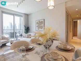 Wake up to Burj Khalifa views in stunning 2 BR Vacation rental in Dubai