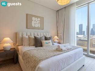 Wake up to Burj Khalifa views in stunning 2 BR Vacation rental in Dubai