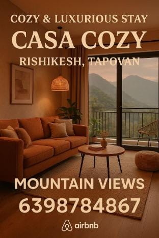 Rishikesh-Tapovan | Lakshman Jhula | Triveni Ghat Apartment in Rishikesh
