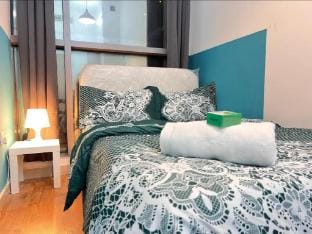 Double Bed partition Room in Tecom Near Metro Vacation rental in Dubai