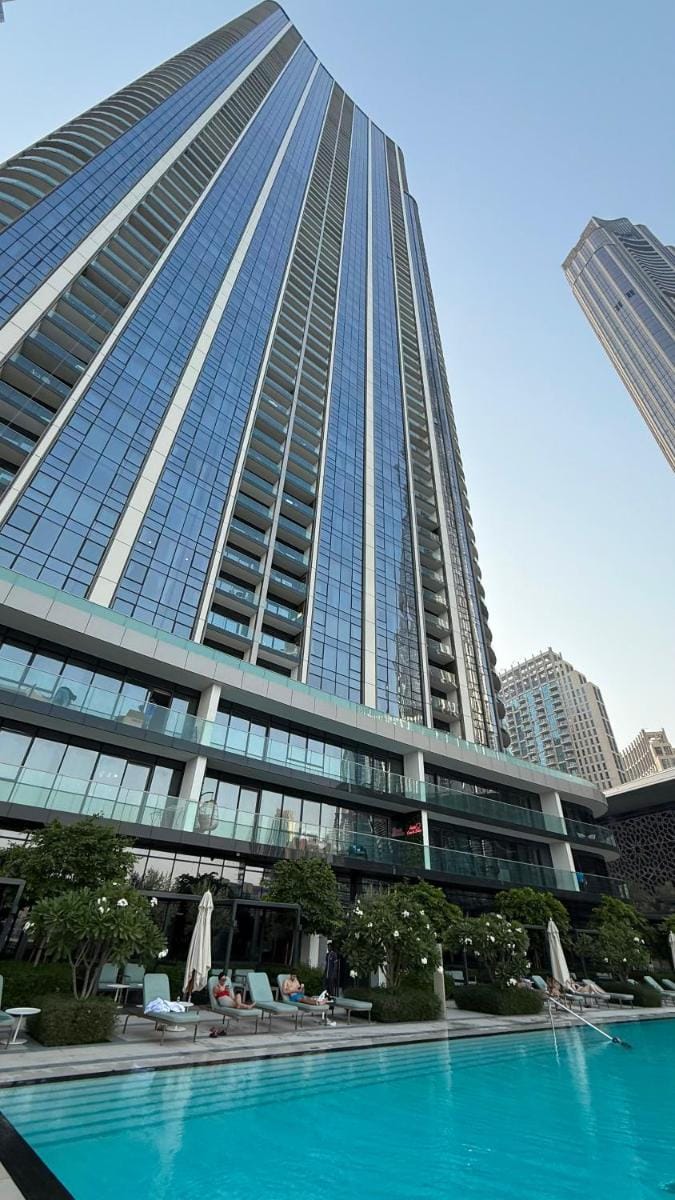 2BR Walk to Burj Mall & Opera Pool View Apartment in Dubai