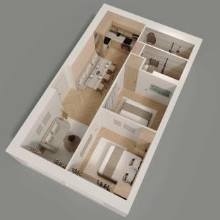 Elegant apartment - AC- 2BR-6P- le Marais Villa in Paris