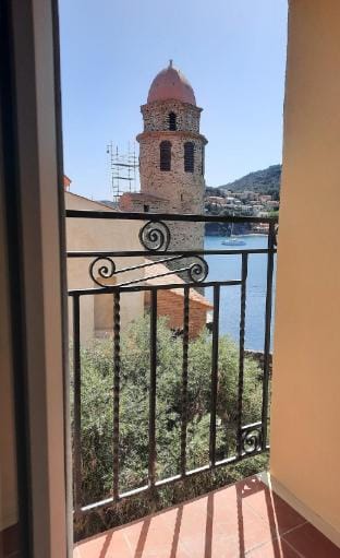 Apartment, sea view. 10 m Beach/Bell Tower. Vacation rental in Collioure