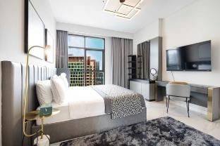 Sophisticated 2-Bedroom Hideaway in MAG 318 Vacation rental in Dubai