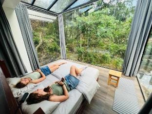 Glass Cabin at ISTHUTHi Wild Sanctuary Vacation rental in Uva Province, Sri Lanka