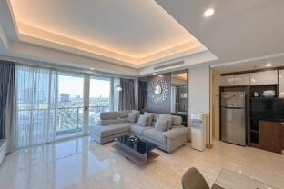 2BR at One East Penthouse & Residence By Travelio Apartment in Surabaya