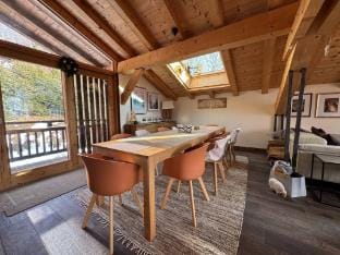 Beautiful chalet with panoramic views in Samoens walking distance to the village Chalet in Samoëns