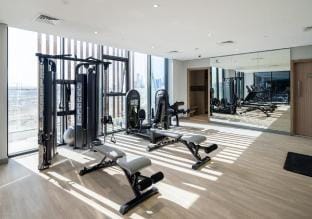 Cozy Studio with Big Terrace in Azizi Riviera Vacation rental in Dubai