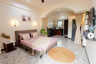 Boutique Service Apartment with field view  Vacation rental in Goa, India