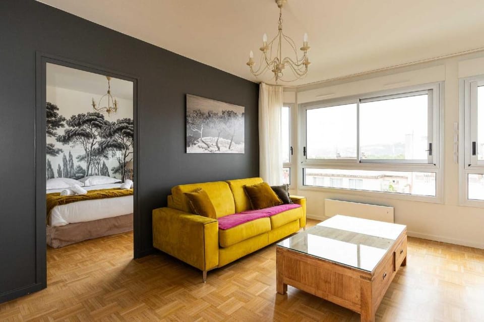 Cozy modern apartment -1BR-4P- Place Edgar Quinet Apartment in Lyon