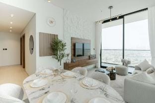 Stylish 2BR with Private Pool in JVC Vacation rental in Dubai