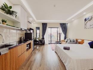 Rustic Studio|Quiet Lane, Tay Ho 301 Vacation rental in Laos