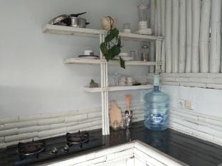 Obsidian Gym Retreat: Rustic 2BR Villa with Pool Villa in North Kuta