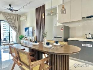Country Garden•3BR/8pax/Balcony/Partial Seaview Apartment in Johor Bahru