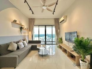 CountryGardenDangaBay•3BR/8Pax/Mahjong/Sea View Apartment in Johor Bahru