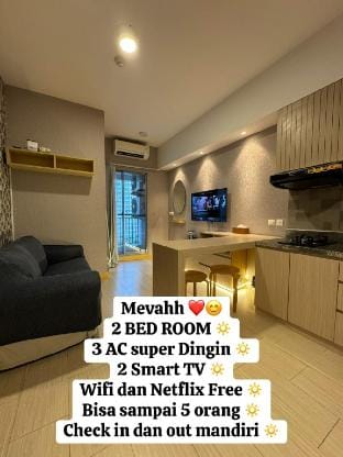 GiVeley2 MTOWN RESIDENCE 2BR @SUMMARECON SERPONG Vacation rental in West Java