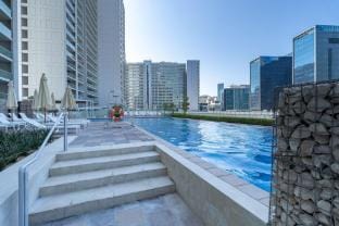 Awesome 1-Bedroom Apartment for 4  with Burj Views at Vera Tower in Business Bay Apartment in Dubai