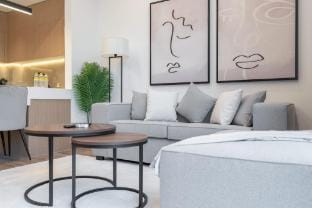 Stylish  Minimalist 2-Bedroom in Jumeirah Village Circle Apartment in Dubai