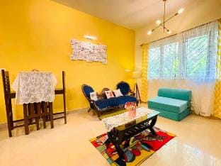 Aesthetic1BHK Studio|Hi speed wifiI5min beach|pool Apartment in Benaulim