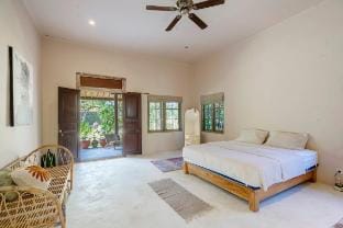 Family 3BR Tropical villa with Pool & Trampoline Vacation rental in North Kuta