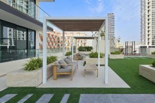 JVC Apartment Sleeps 4 with Pool View Apartment in Dubai