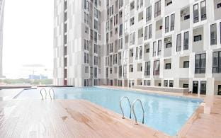 Brown Toned 1BR at The Alton By Travelio Apartment in Indonesia