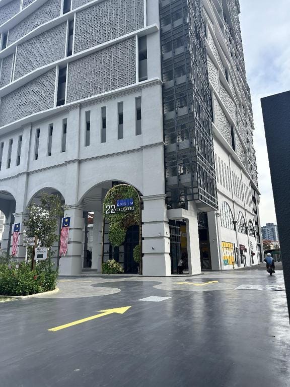 Cozy studio with Komtar view at 22 Macalisterz Apartment in George Town