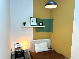 Budget Double Partition Room in Barsha Heights Apartment in Dubai