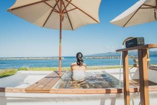 AKIYATO SeaSide椿　オーシャンビューヴィラ貸切　インフィニティ露天風呂・サウナ付き　 Vacation rental in Japan