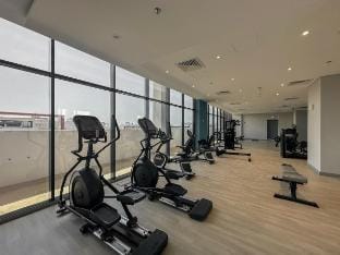 Serene Studio Apt in the Heart of Meydan District Vacation rental in Dubai
