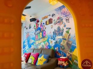The Wave 6Pax【Super Mario Theme】100寸投影大荧幕|小孩滑梯|游戏机 Vacation rental in Malacca