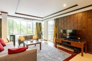 Stunning huge 2 bed condo 5 min walk to the beach Vacation rental in Phuket