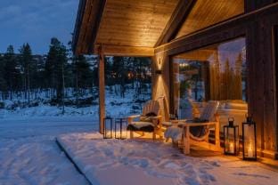 Luxury holiday home, skiing, sauna, remote office Vacation rental in Viken, Norway