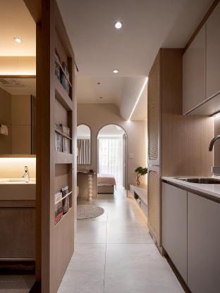 B奶油台北(捷運站1分鐘/近中山商圈/晴光夜市/電梯/1-2人入住) Vacation rental in Taipei City
