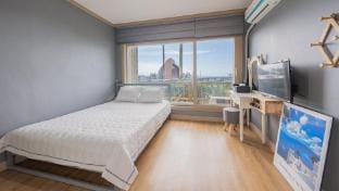 Love Is A Hill Leaning Against The Sunset Bed and Breakfast in South Korea