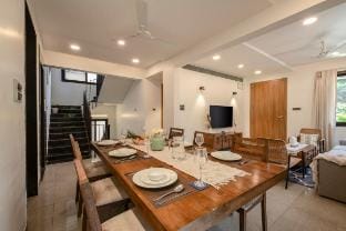 SaffronStays Vento: 4BR pool villa with lift Villa in Goa, India