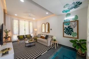 SaffronStays Rio: 4BR pool villa, Nerul Goa Villa in Candolim