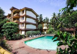 Susegad Appt. by Palette Homes | Pool | Garden Apartment in Candolim