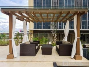 Monochrome Style 1BR at Branz BSD City By Travelio Apartment in West Java