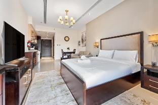 full burj Khalifa view chic Studio Vacation rental in Dubai